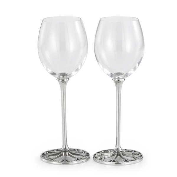 Tracery White Wine Glass Pair (Pre Order)