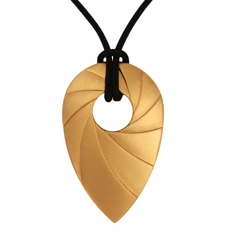 #Keyfob/Pendant Arrowhead, Gold - Plus