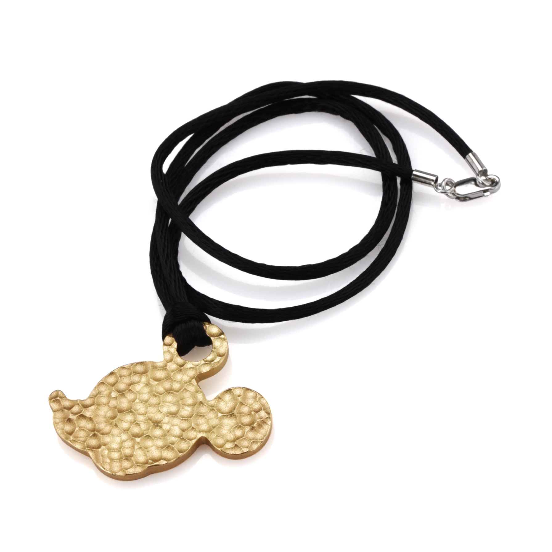 #Pendant Sil Dmpl, Gilt - Mickey