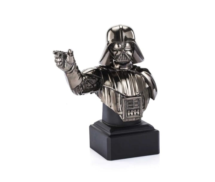 #Limited Edition Black Darth Vader Bust