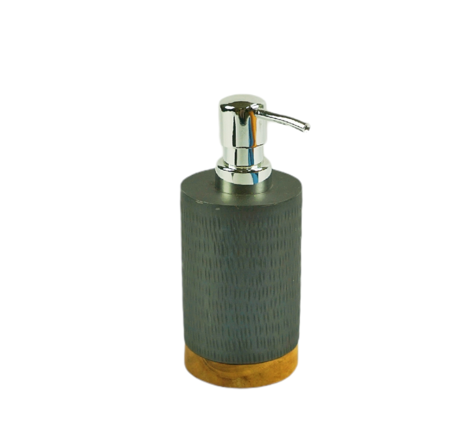 Copper Bathroom Dispenser with Wood Base (Set of 2)