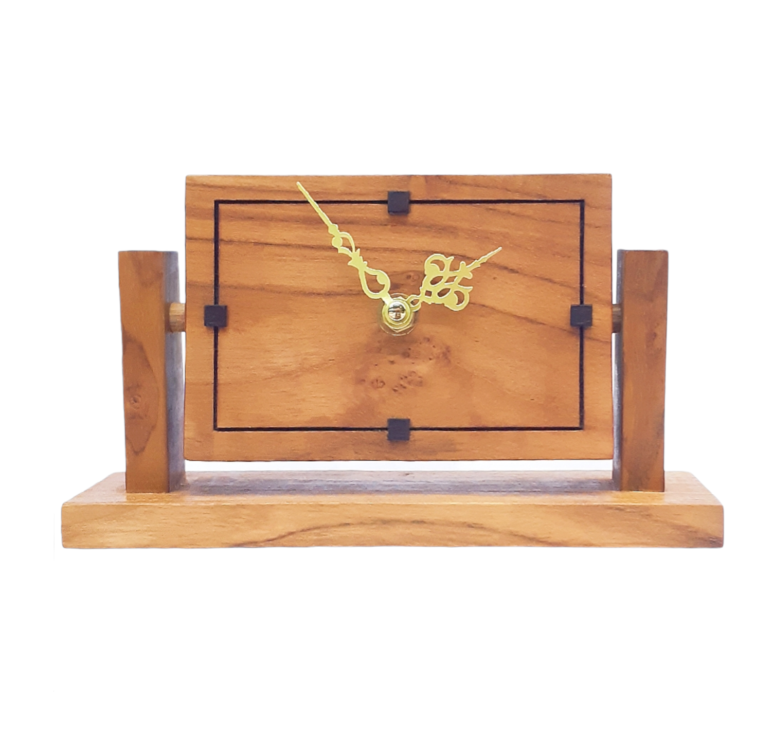 Custom Wooden Table Clock