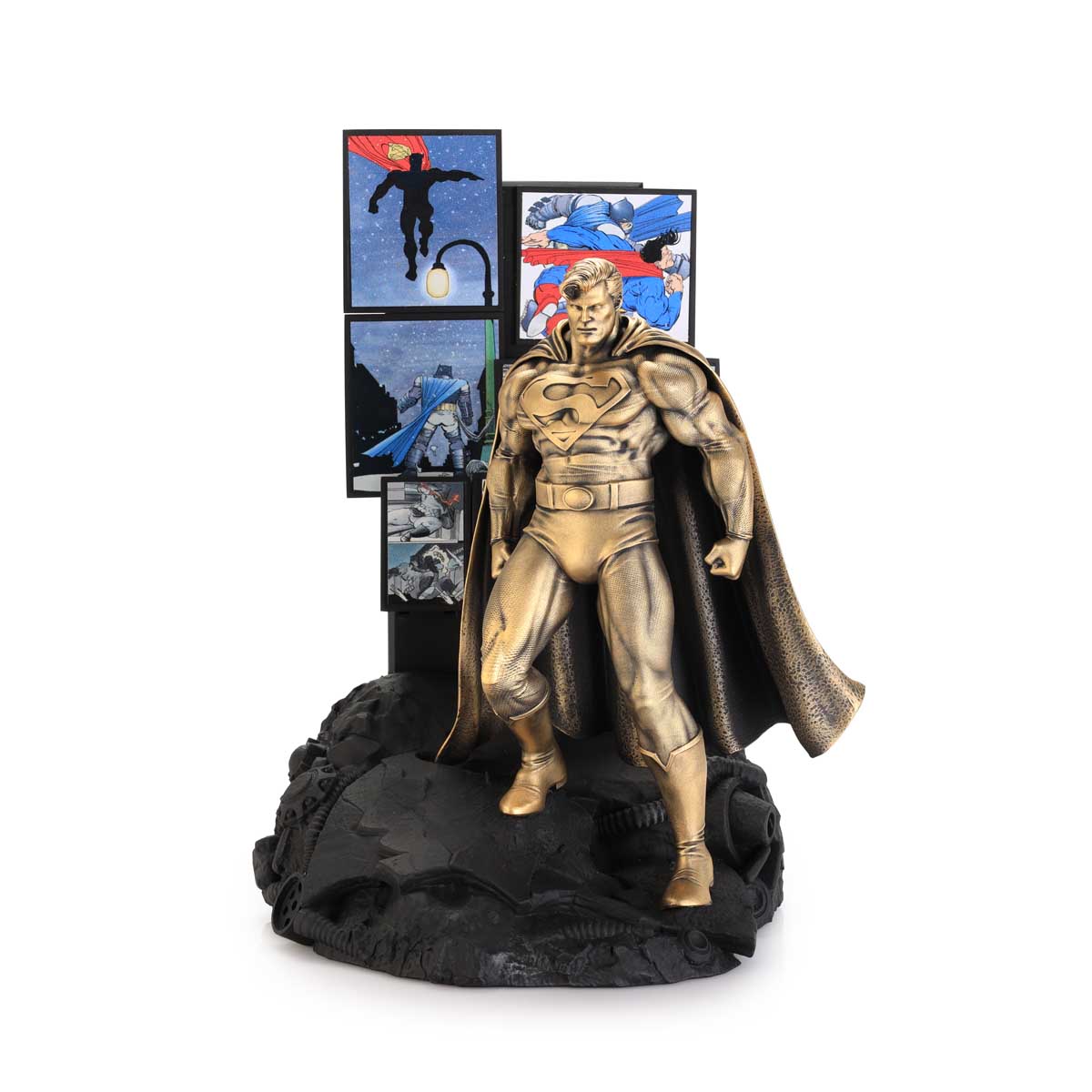 #Royal Selangor Limited Edition Gilt Superman The Dark Knight Returns