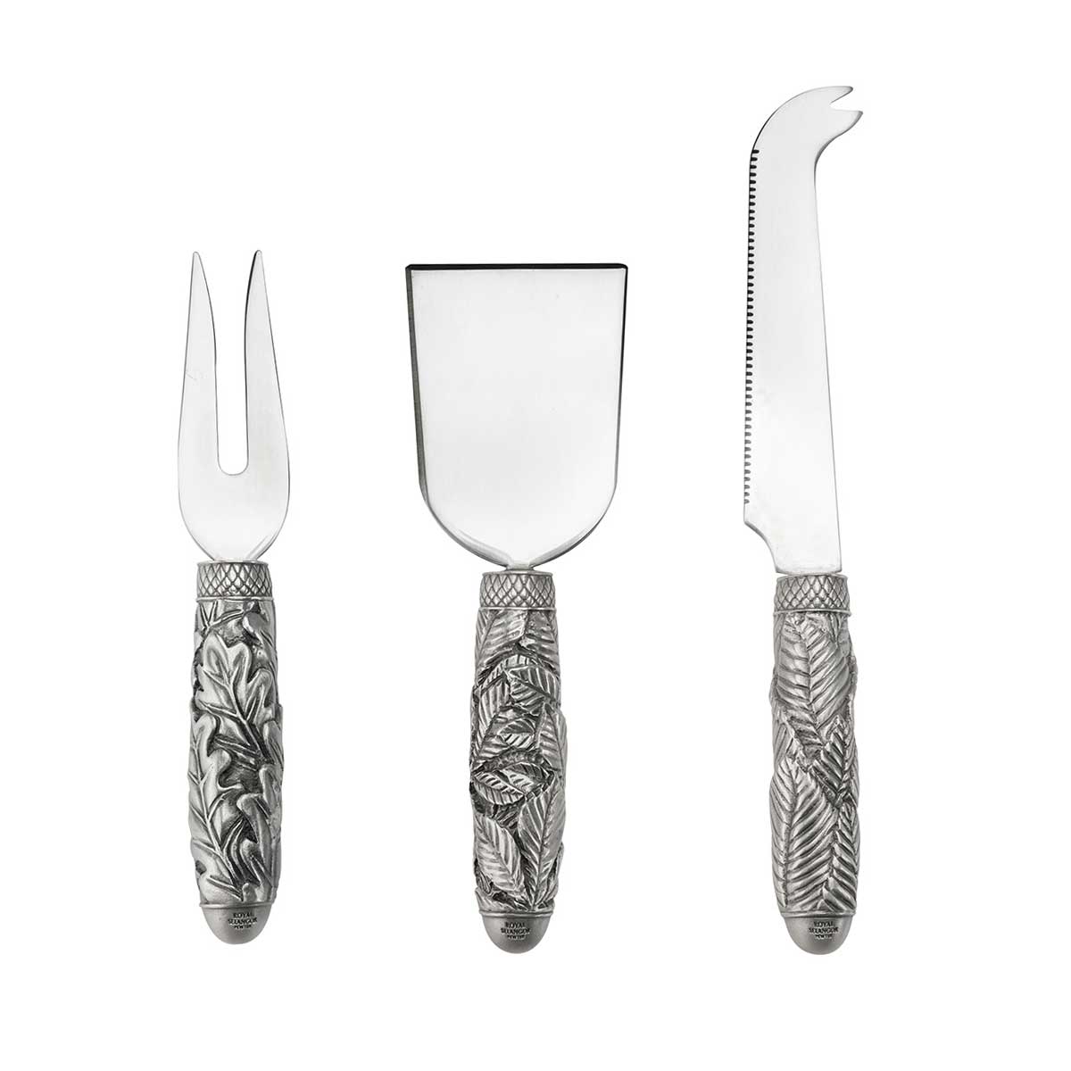 #Woodland Cheese Knife Trio