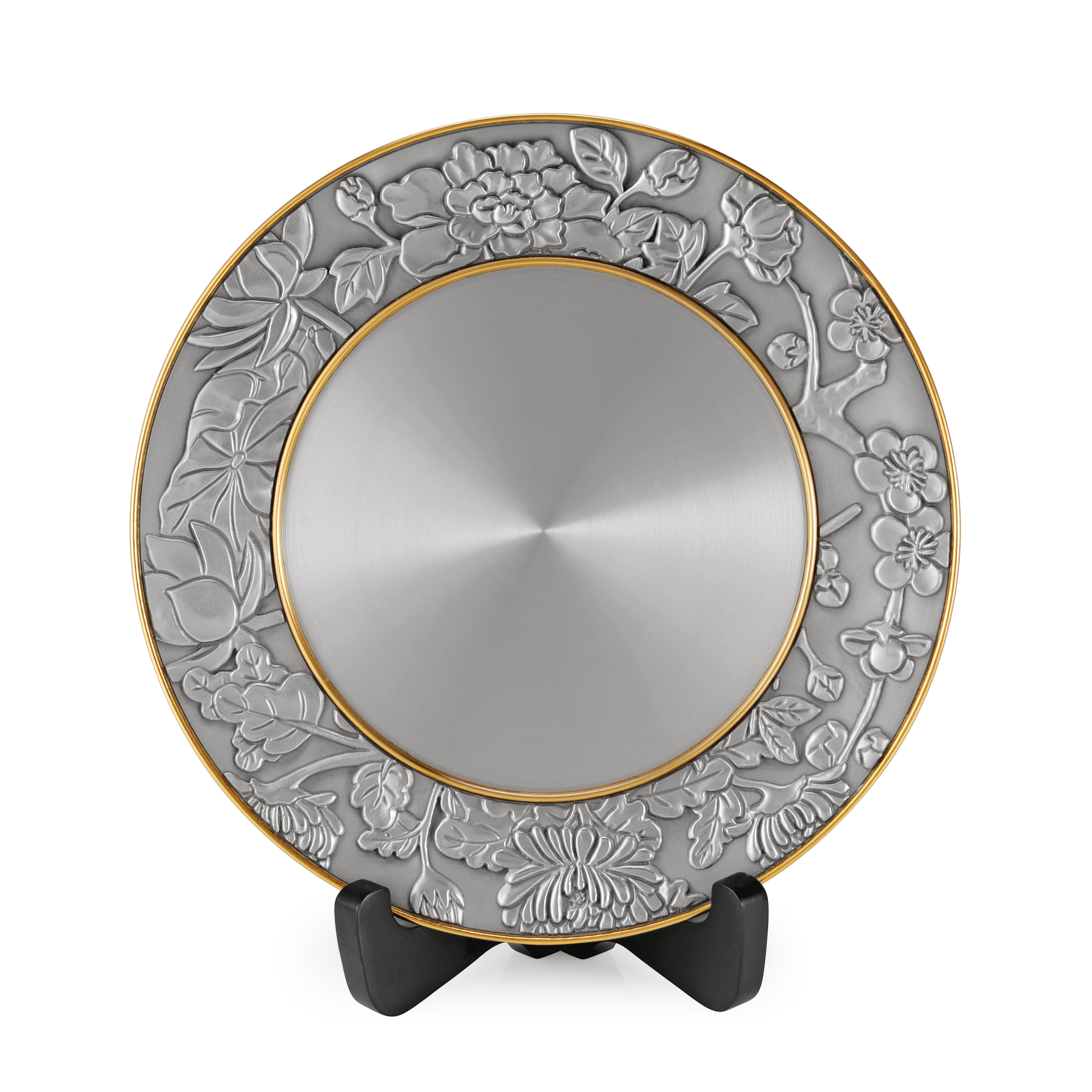 #Royal Selangor Flowers of the Four Seasons Plate
