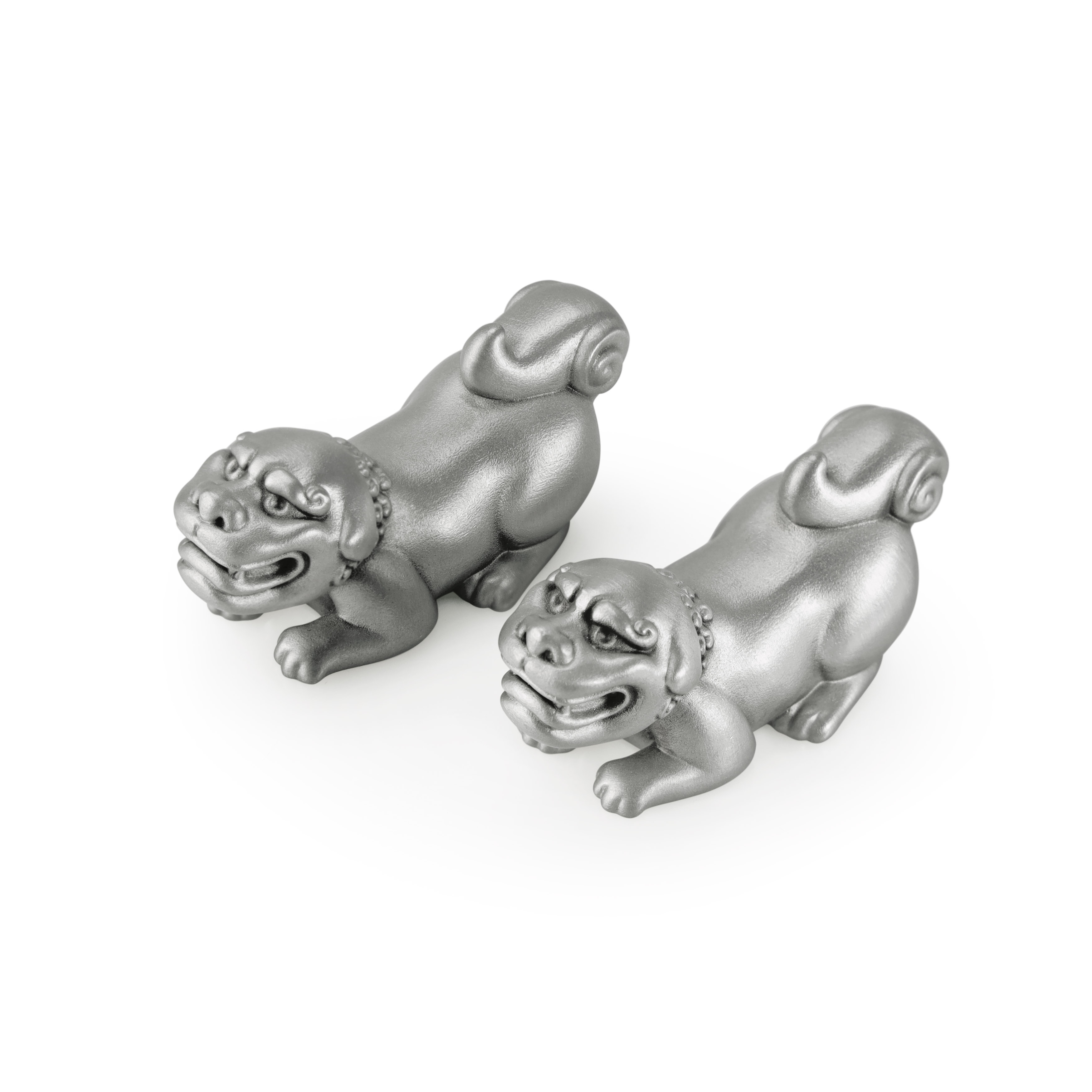 #Royal Selangor Lion-dog Chopstick Rest Pair
