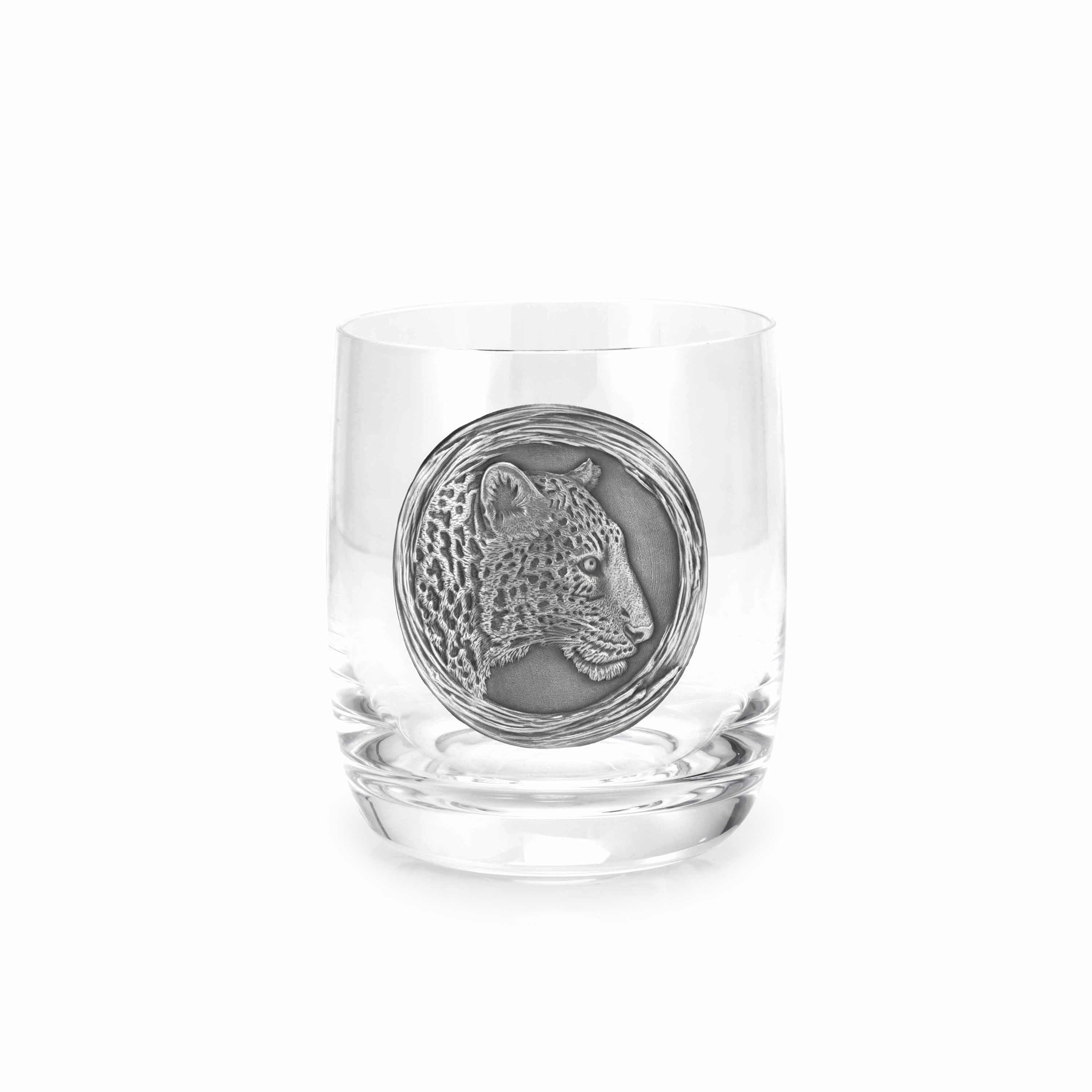 Leopard Whisky Tumbler