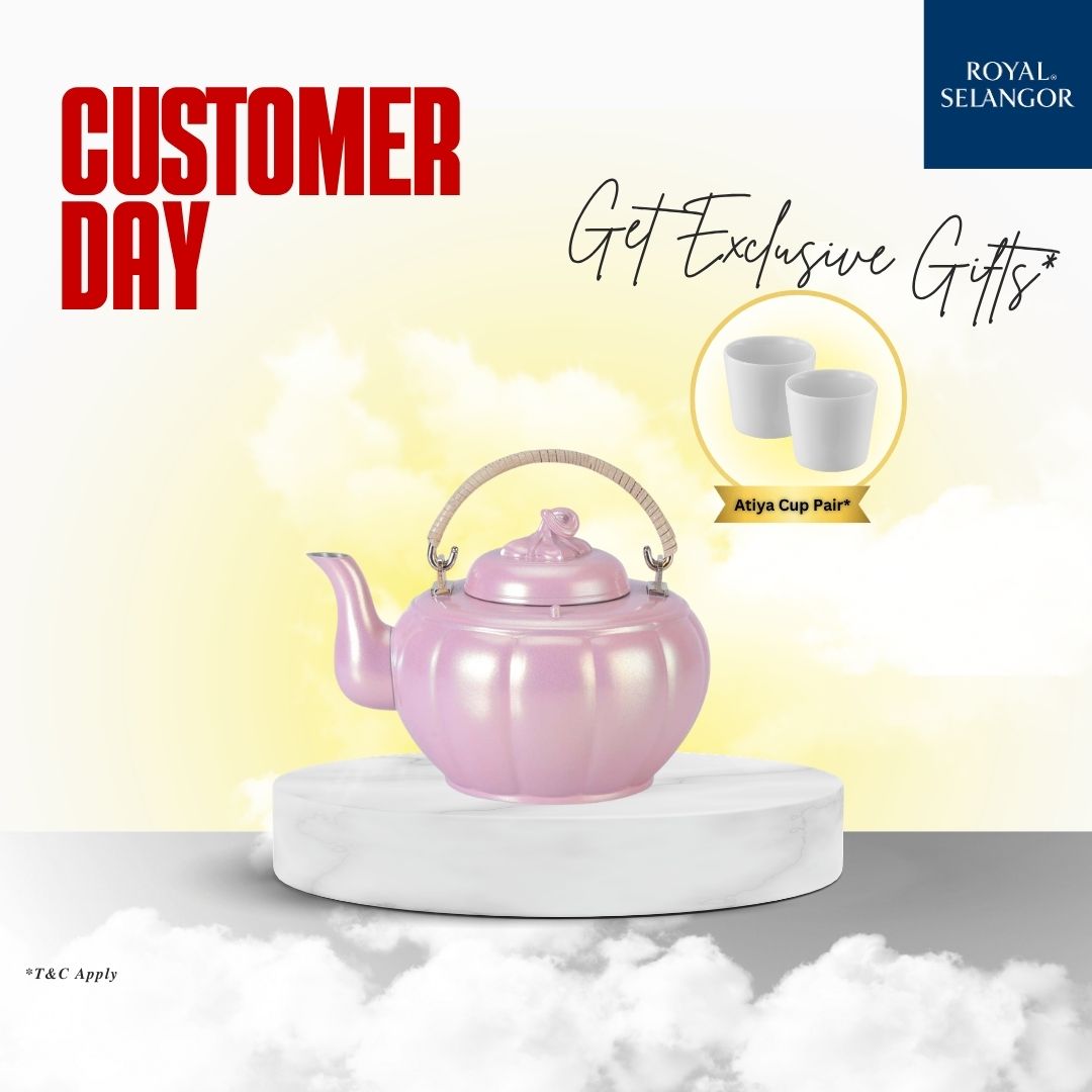 Melon Teapot SM + FREE GIFT Coffee Cup Pair Atiya | Customer Day
