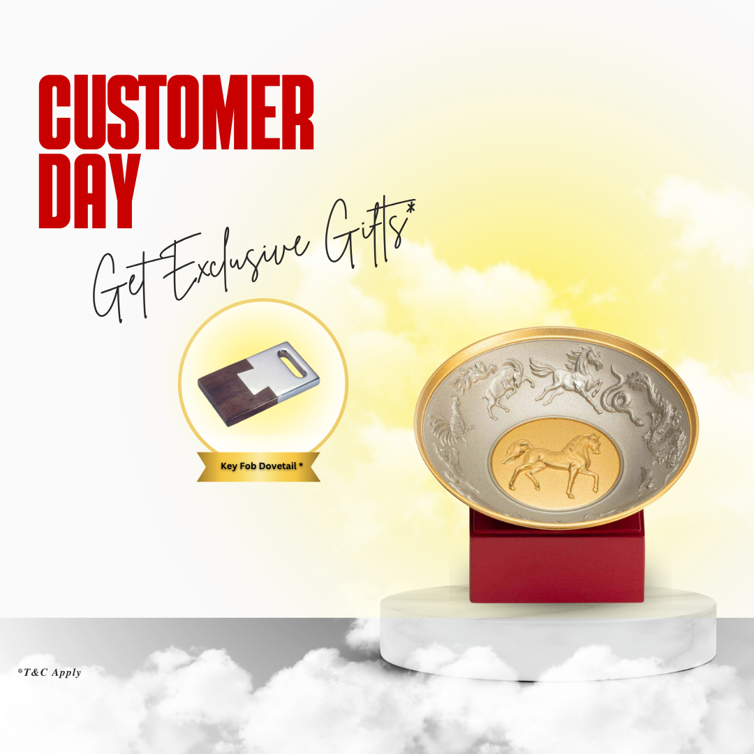 2026 Year of the Horse Wealth Bowl + FREE GIFT Keyfob/Pendant Dovetail - Plus | Customer Day