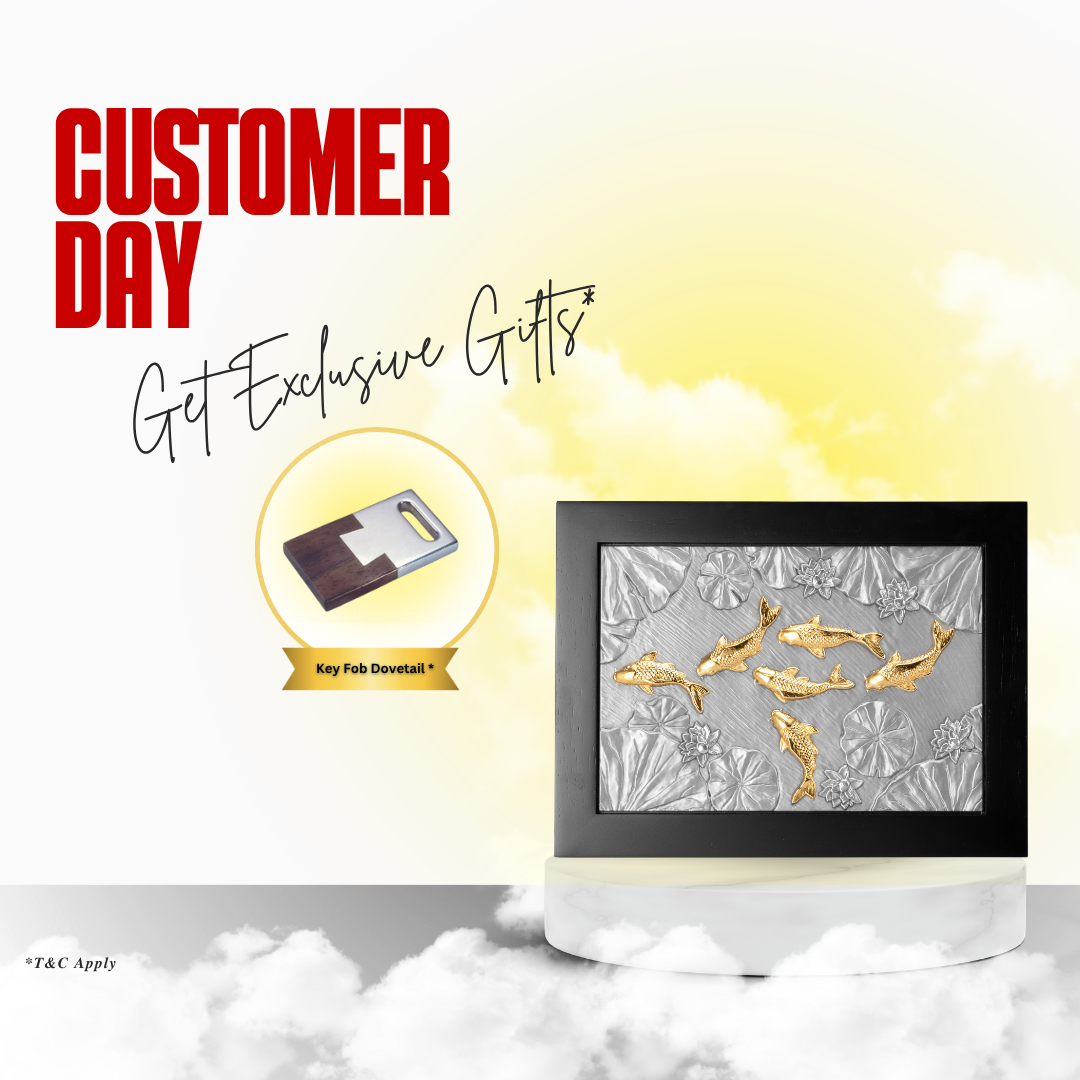 Koi Plaque MD + FREE GIFT Keyfob/Pendant Dovetail - Plus | Customer Day